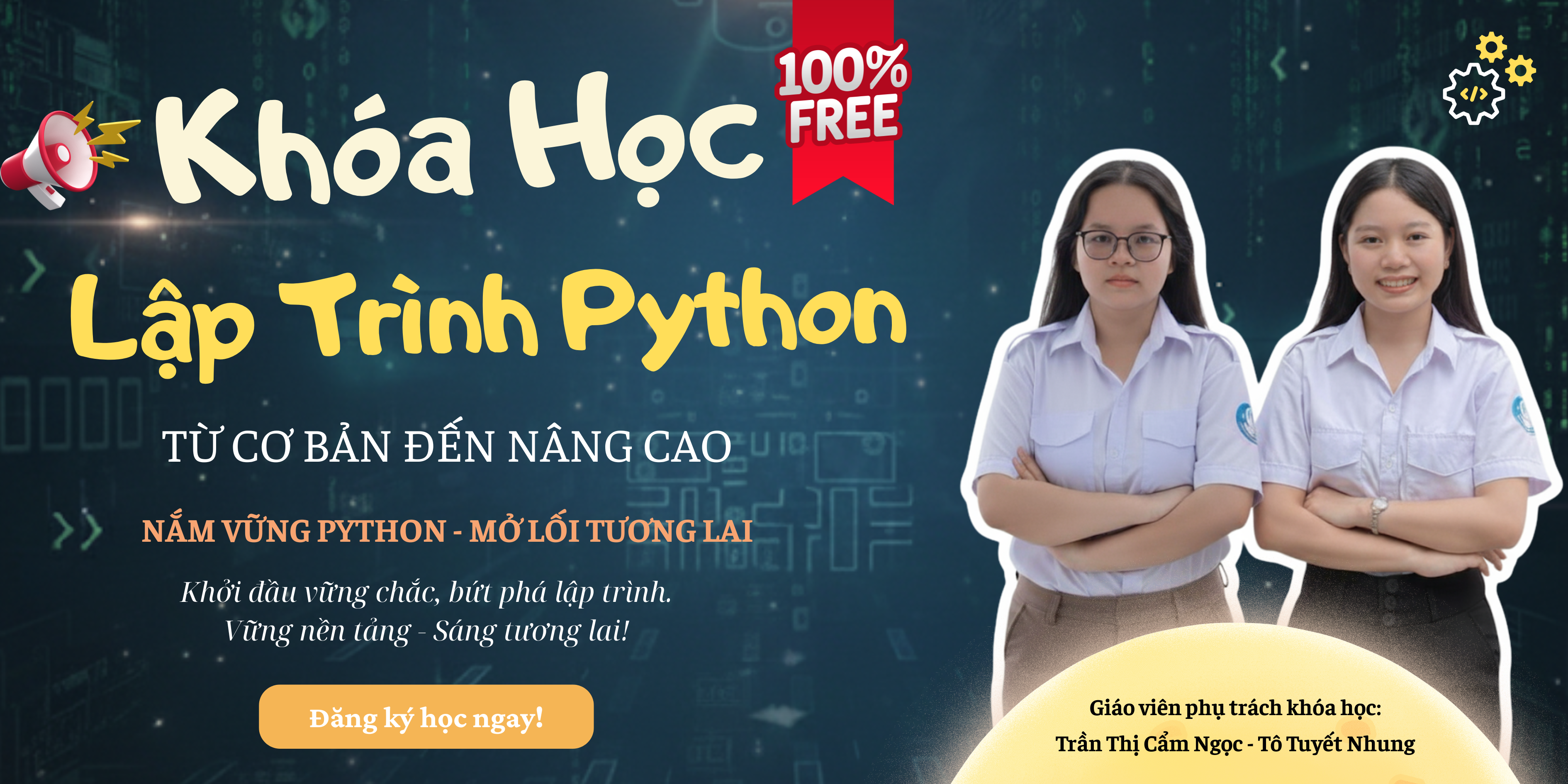 KHÓA HỌC LẬP TRÌNH PYTHON
